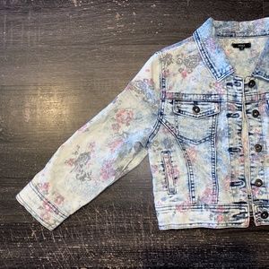 Floral Jean Jacket
